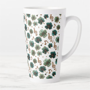 St. Patrick’s Day Musical Shamrock Latte Mug
