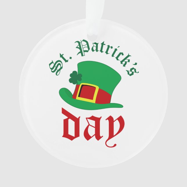 St.Patrick’s day Ornament (Front)