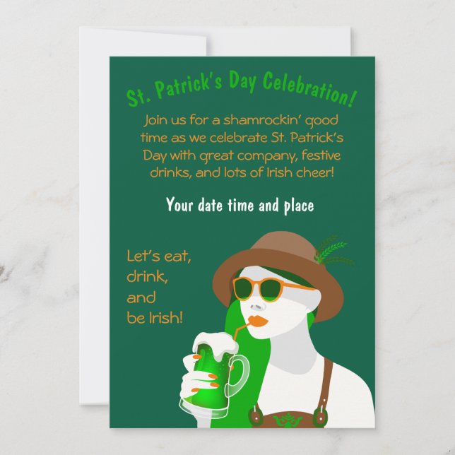 St. Patrick’s Day Party Invitation (Front)