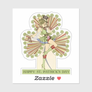 St. Patrick’s Day Pin-up girl vintage