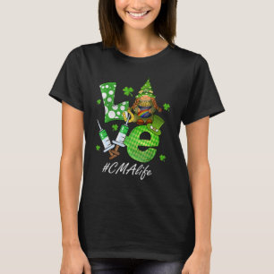 St Patrick S Day Proud Nurse Love Cma Life Gnome S T-Shirt
