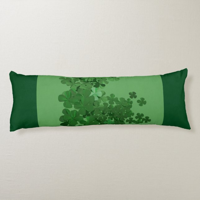 St. Patrick’s Day Shamrock Body Cushion (Back)