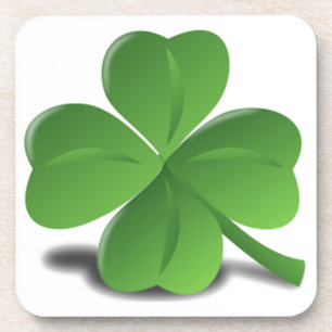St. Patrick’s Day Shamrock Clover Cork Coaster