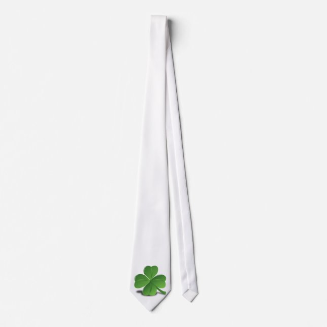 St. Patrick’s Day Shamrock Clover Tie (Front)