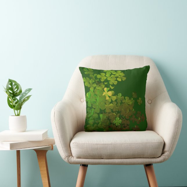 St. Patrick’s Day Shamrock Cushion (Chair)