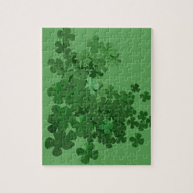 St. Patrick’s Day Shamrock Jigsaw Puzzle (Vertical)