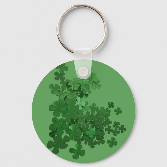 St. Patrick’s Day Shamrock Key Ring (Front)