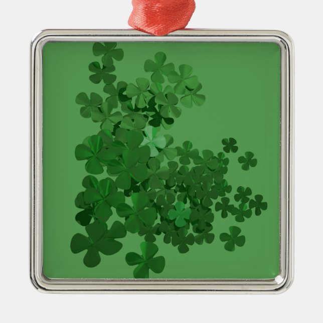 St. Patrick’s Day Shamrock Metal Tree Decoration (Front)