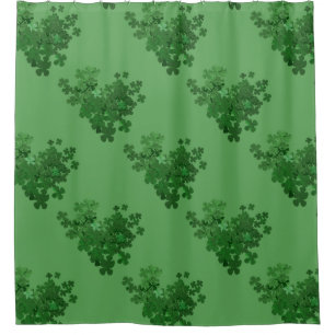 St. Patrick’s Day Shamrock Shower Curtain