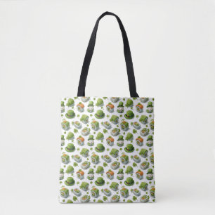 St. Patrick’s Day Sushi Rolls & Shamrock Tote Bag