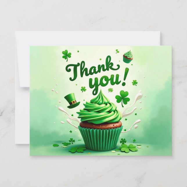 St. Patrick’s Day thank you card (Front)