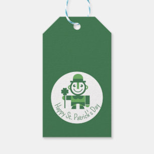 St. Patrick’s Day with minimalist Lucky Leprechaun Gift Tags