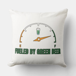 St Patrick’s Fuelled by Green Beer Cushion