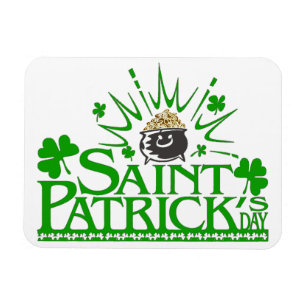 St. Patrick’s Gold Pot Flexible Magnet