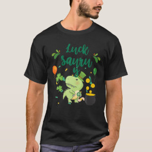 St. Patrick’S Rex, Lucky Saurus, Dinosaur St Pat T T-Shirt