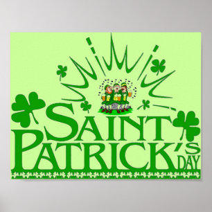 St. Patrick’s Singing Leprechauns Poster