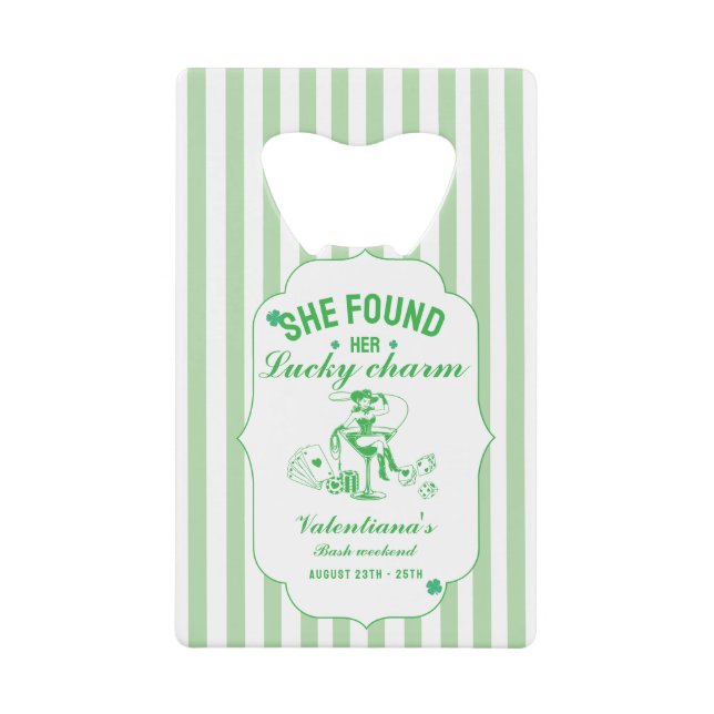 St patrick she found her lucky charm  bachelorette (Front)