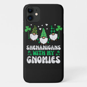 St Patrick Shenanigans With Gnomies Gnomes iPhone 11 Case