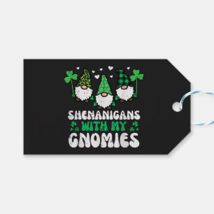 St Patrick Shenanigans With Gnomies Gnomes Gift Tags