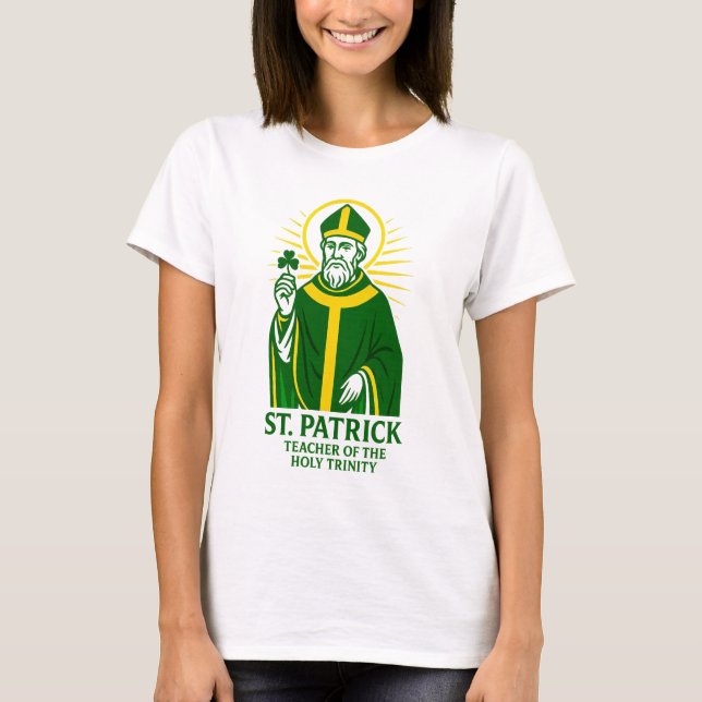 St. Patrick Teacher of the Holy Trinity T-Shirt (Front)
