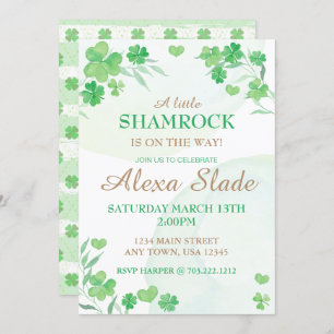 St. Patrick's Baby Shower Invitation