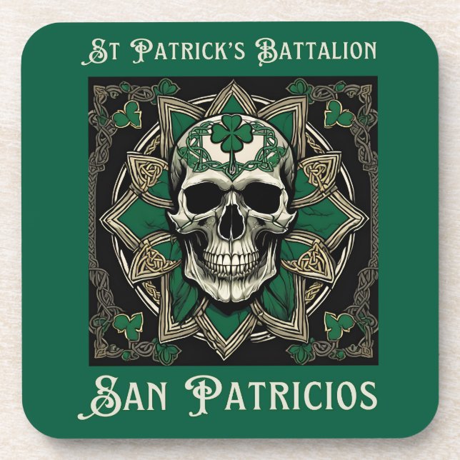  St. Patrick's Battalion San Patricios Coaster (Front)