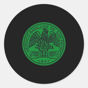 St Patricks Battalion San Patricios Irish Mexican  Classic Round Sticker