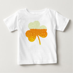 st patricks beer clover baby T-Shirt