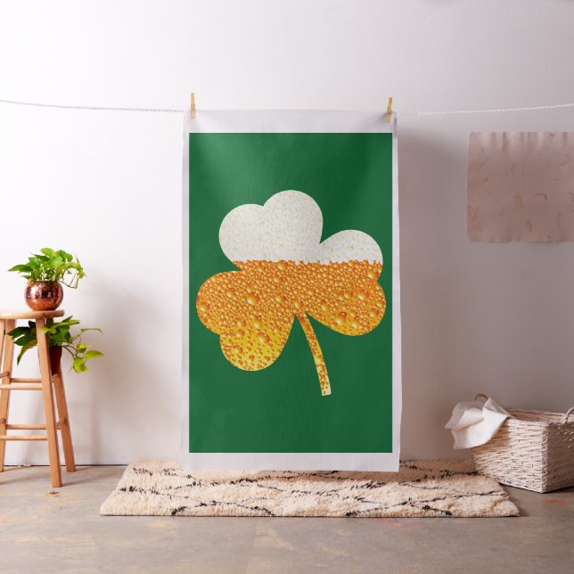 st patricks beer clover fabric (In Situ)