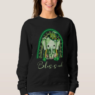 St Patrick's Blessed Rainbow Adorable Christian El Sweatshirt