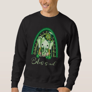 St Patrick's Blessed Rainbow Adorable Christian El Sweatshirt