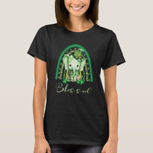 St Patrick's Blessed Rainbow Adorable Christian El T-Shirt