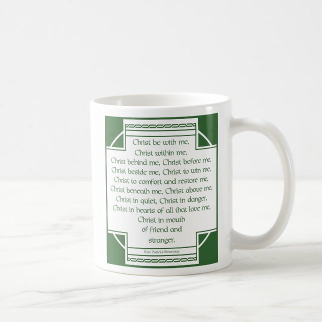 St. Patrick's Breastplate Coffee Mug (Right)
