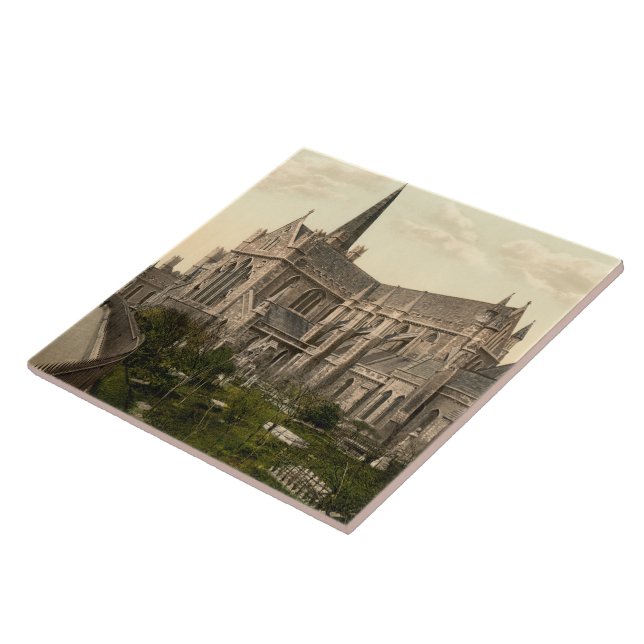 St Patrick's Cathedral Dublin Ireland Ceramic Tile (Side)