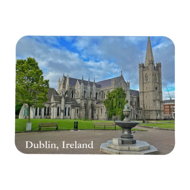 St. Patrick's Cathedral Dublin, Ireland Magnet 2 (Horizontal)