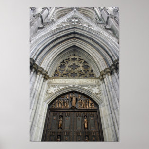 St.Patricks Cathedral in New York City Poster