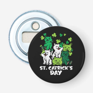 St Patricks Catricks Day Cats Saint Pattys Bottle Opener