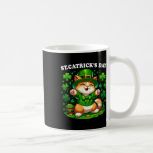 St Patricks Catricks Day Cats Saint Pattys Cat Lov Coffee Mug