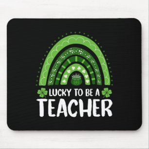 St Patricks Catricks Day Cats Saint Pattys Cat Lov Mouse Pad