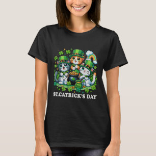 St Patricks Catricks Day Cats Saint Pattys Cat Lov T-Shirt