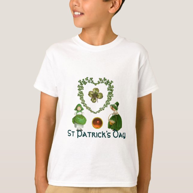 ST. PATRICK'S CELTIC HEART T-Shirt (Front)