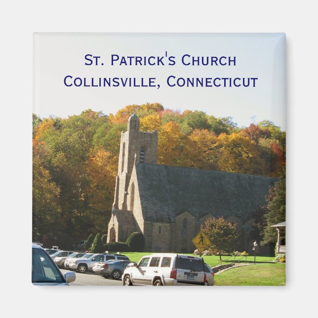 St. Patrick's Church in Collinsville Magnet (Front)