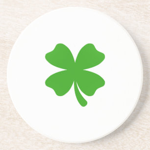 st patricks clover emoji coaster