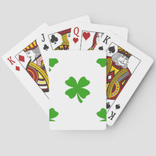 st patricks clover emoji playing cards