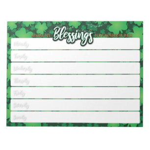 St Patrick's Dat Notepad