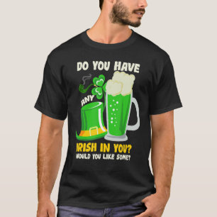 St Patrick's Day 0 Irish 100 Drunk Funny Drinking T-Shirt
