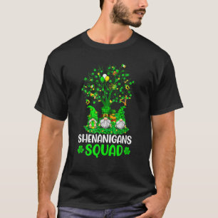 St Patricks Day 2022 Shamrock Irish Gnome Shenanig T-Shirt