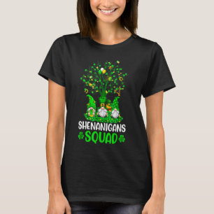 St Patricks Day 2022 Shamrock Irish Gnome Shenanig T-Shirt