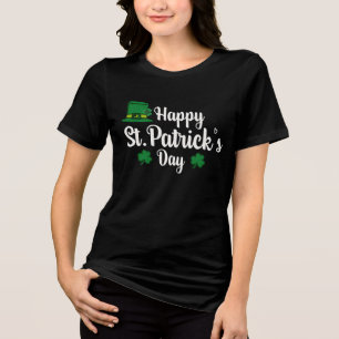 St. Patrick's Day 2026: Kiss Me I’m Irish, Emerald Tri-Blend Shirt