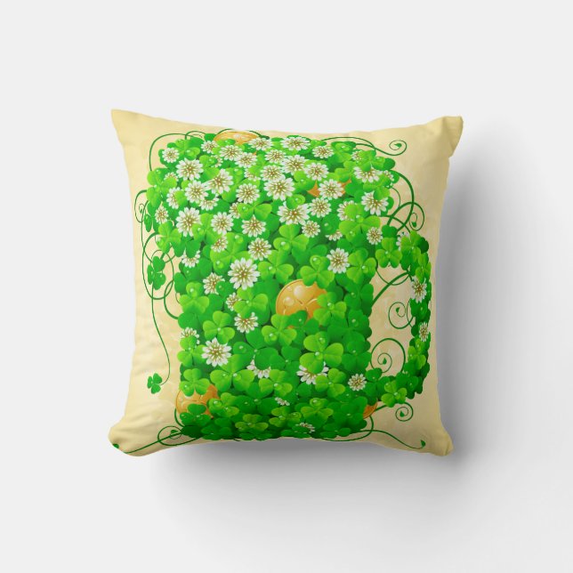 St. Patrick's Day 21 Pillow (Front)